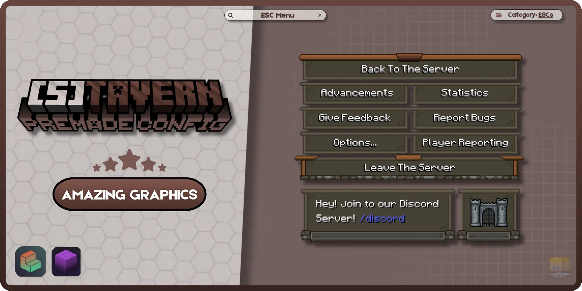 Tavern Config | ESC Menu