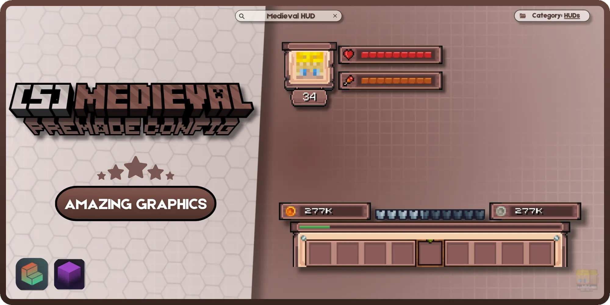 Medieval HUD | BetterHUD