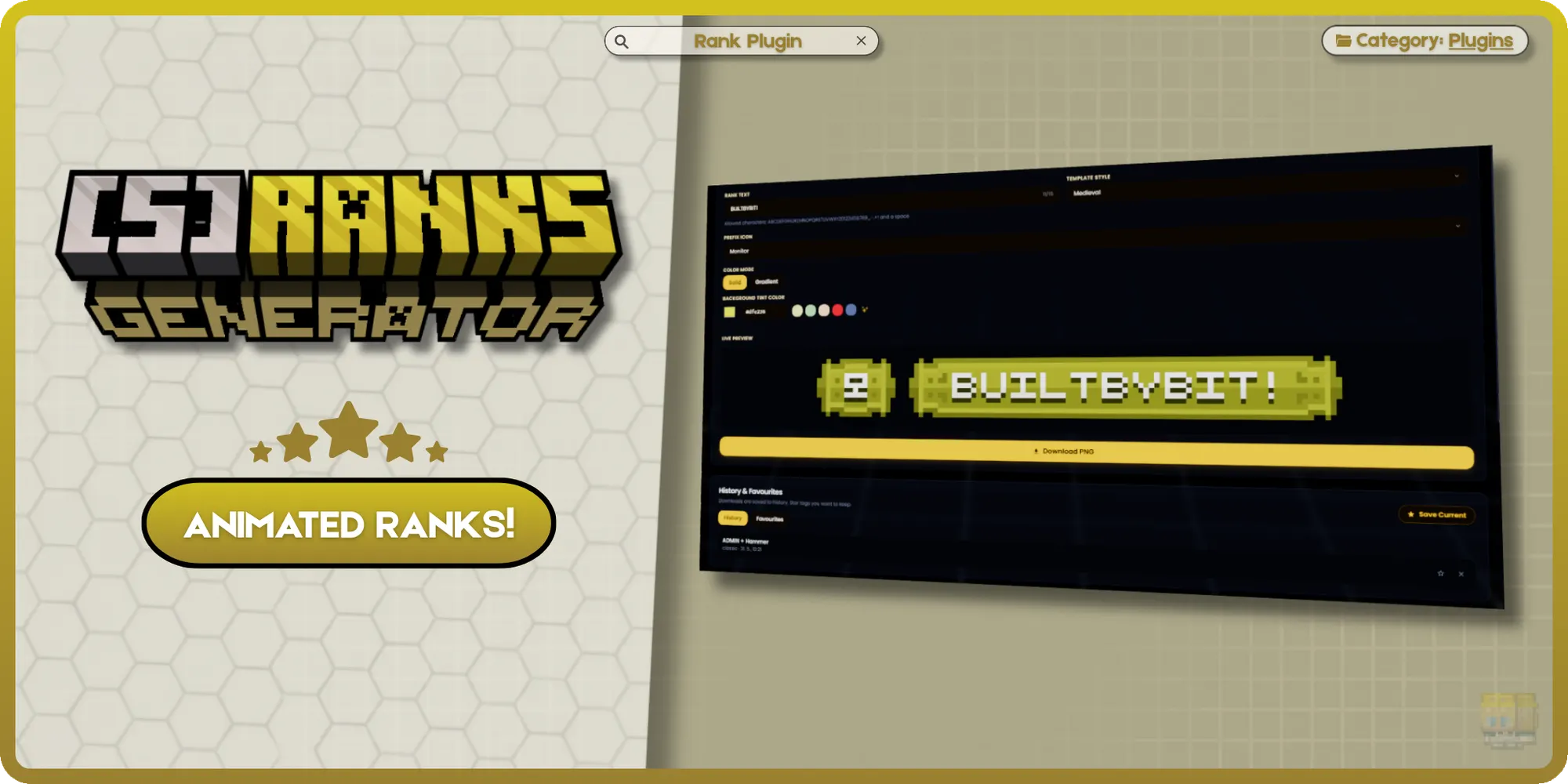 Sam's Ranks | Minecraft Rank Generator