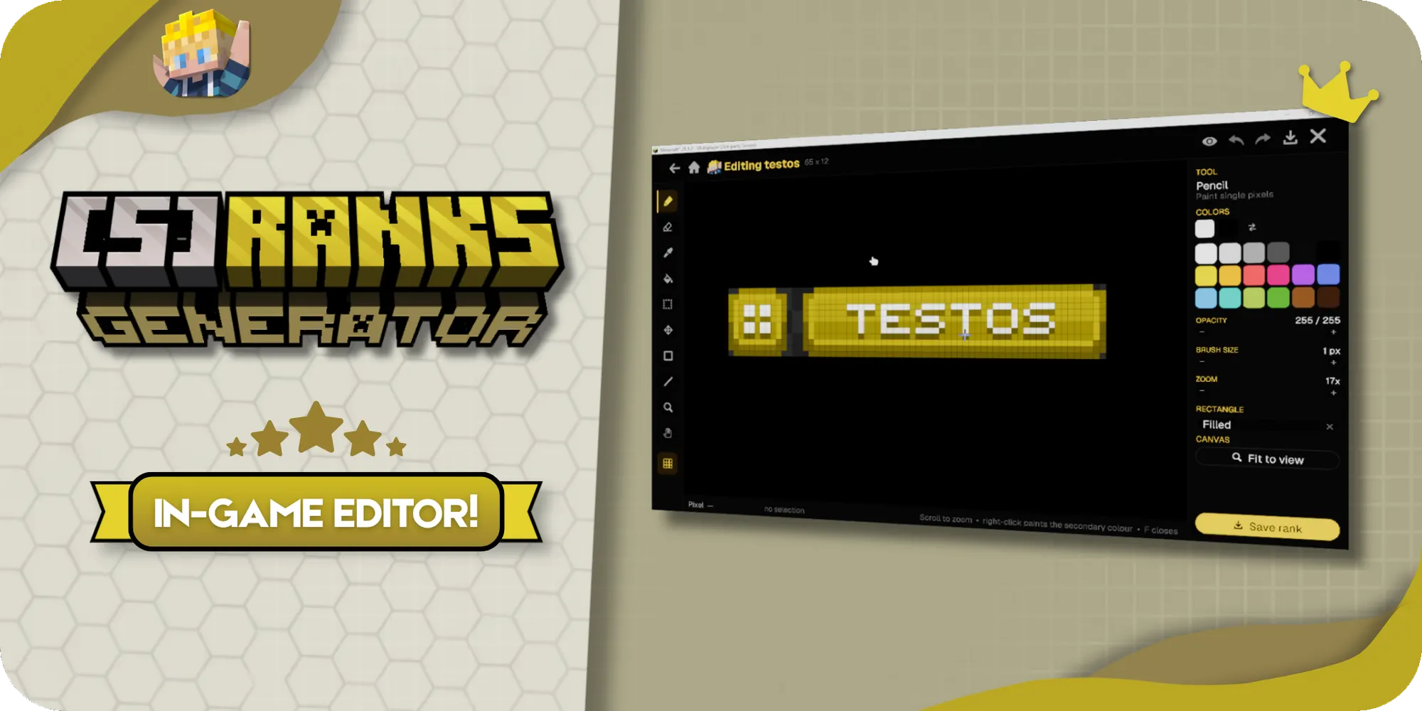Sam's Ranks | Minecraft Rank Generator